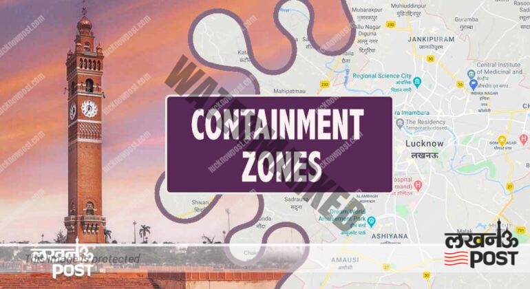 Containment Zones Lucknow July