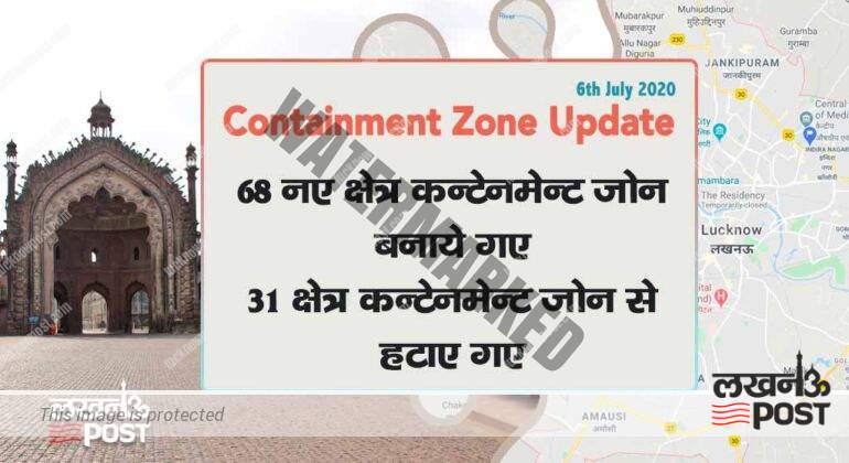 Contanment Zone - 6th July